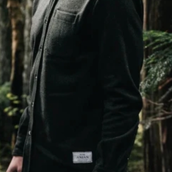 Anián Other - Anian Melton Wool Button-Up Shirt